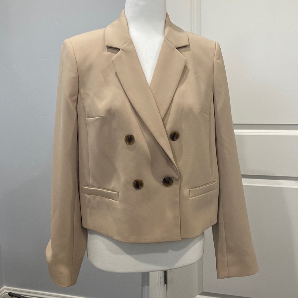 Express cropped blazer